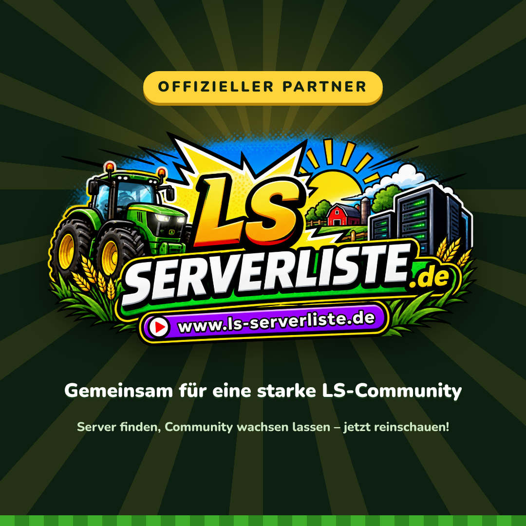 LS-Serverliste.de – Offizieller Partner (Social Post)