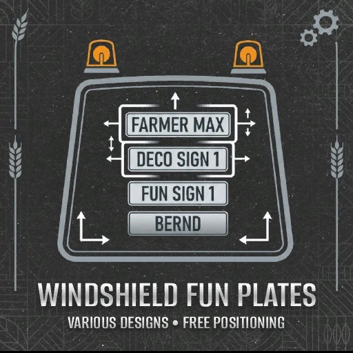 FS25_WindshieldFunPlates